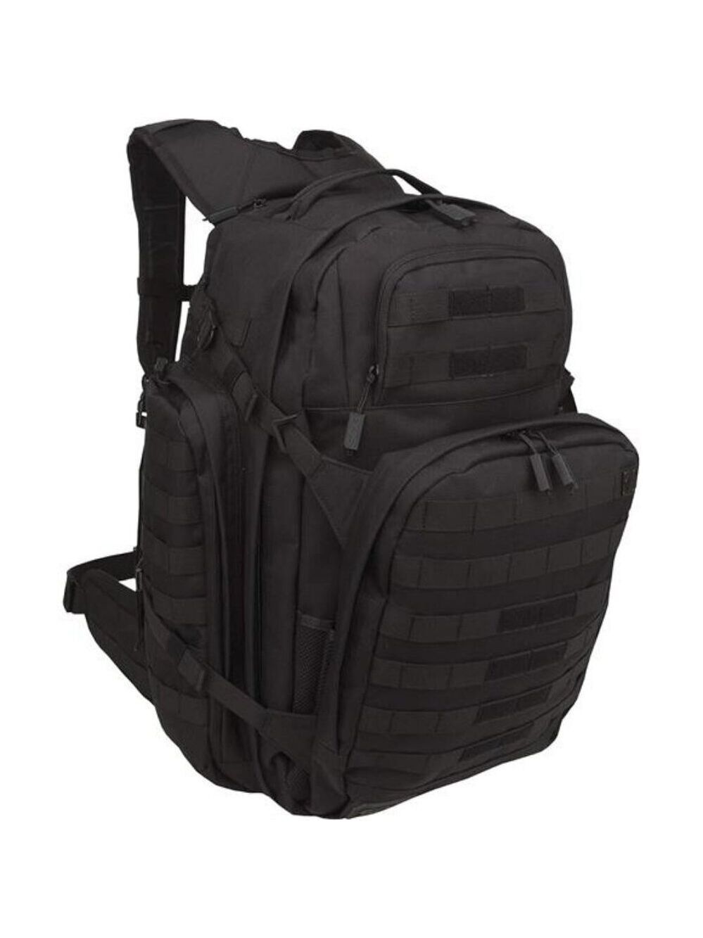 Black Tactical Backpack 64L Internal Frame Military Hiking MOLLE Gear Bag
